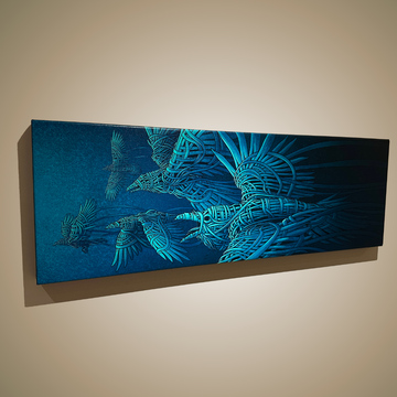 Large Artist Canvas Print 36" x 12" (A Conspiracy of Ravens 2025 Limited Edition)