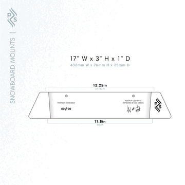 Snowboard Rack/Wall Mount (2024 "A Conspiracy of Ravens" Limited Edition)