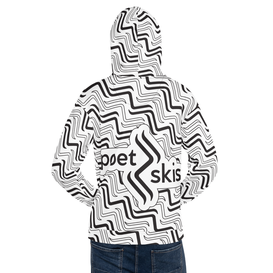 Tracks Icon Unisex Hoodie Black & White