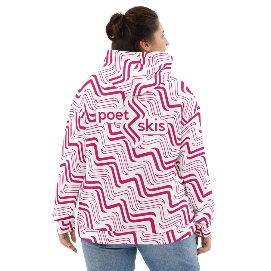 Tracks Icon Unisex Hoodie Fuchsia [U.S.]