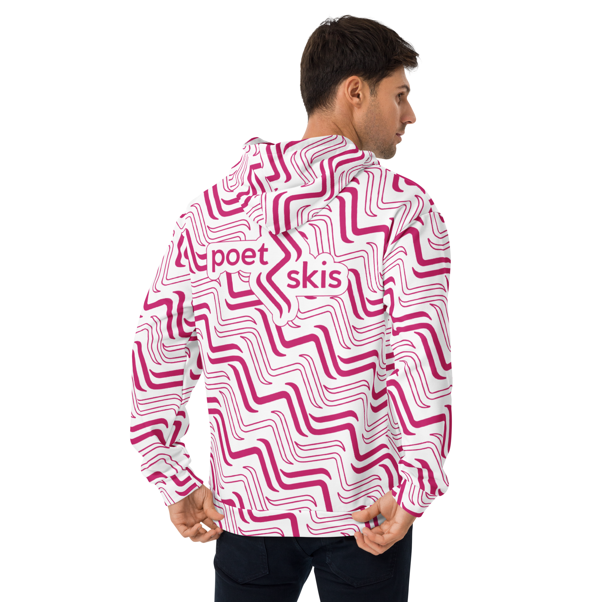 Tracks Icon Unisex Hoodie Fuchsia [U.S.]