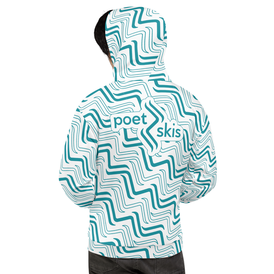 Tracks Icon Unisex Hoodie Teal [U.S.]