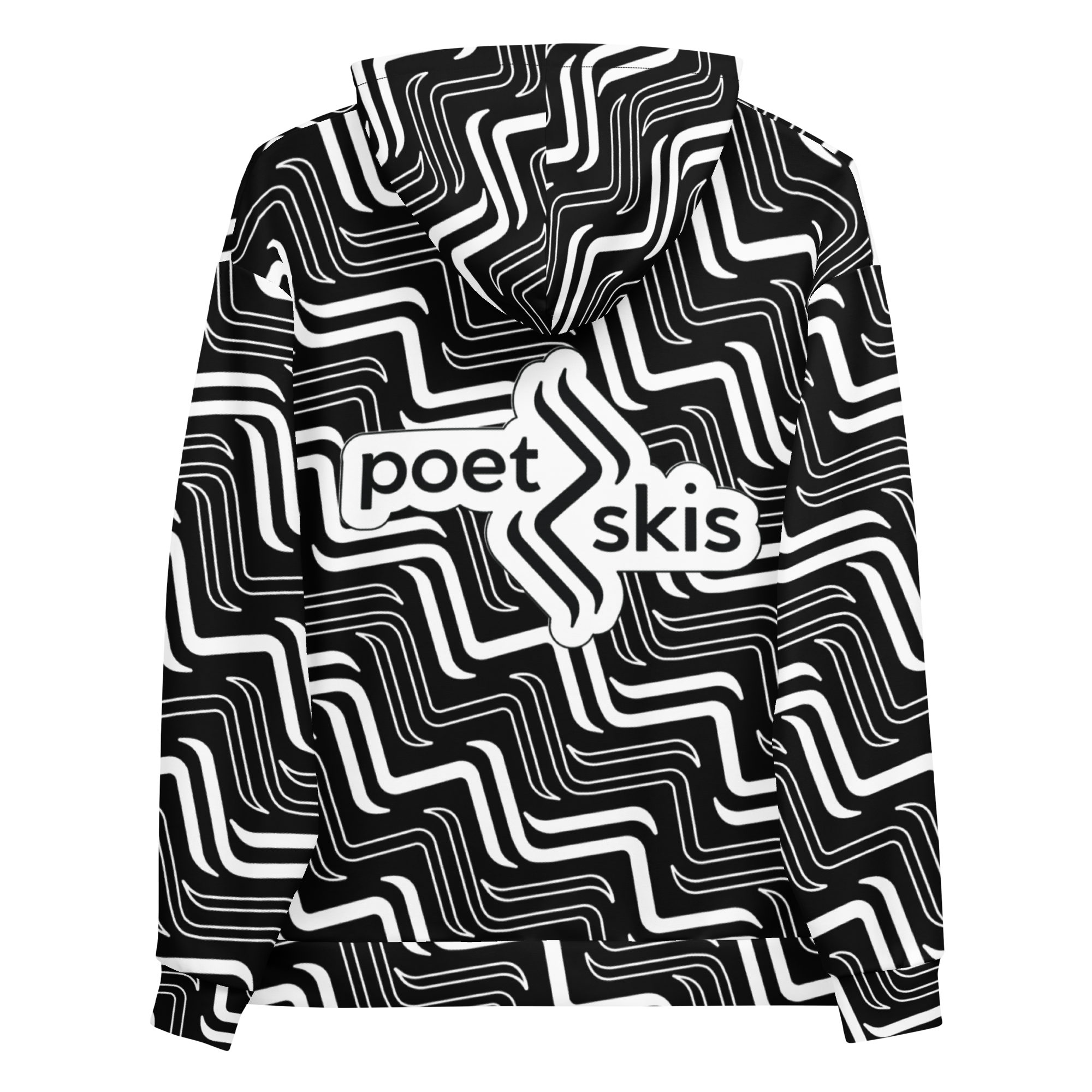 Be Free, Live Poetry Tracks Hoodie - Midnight Ridge