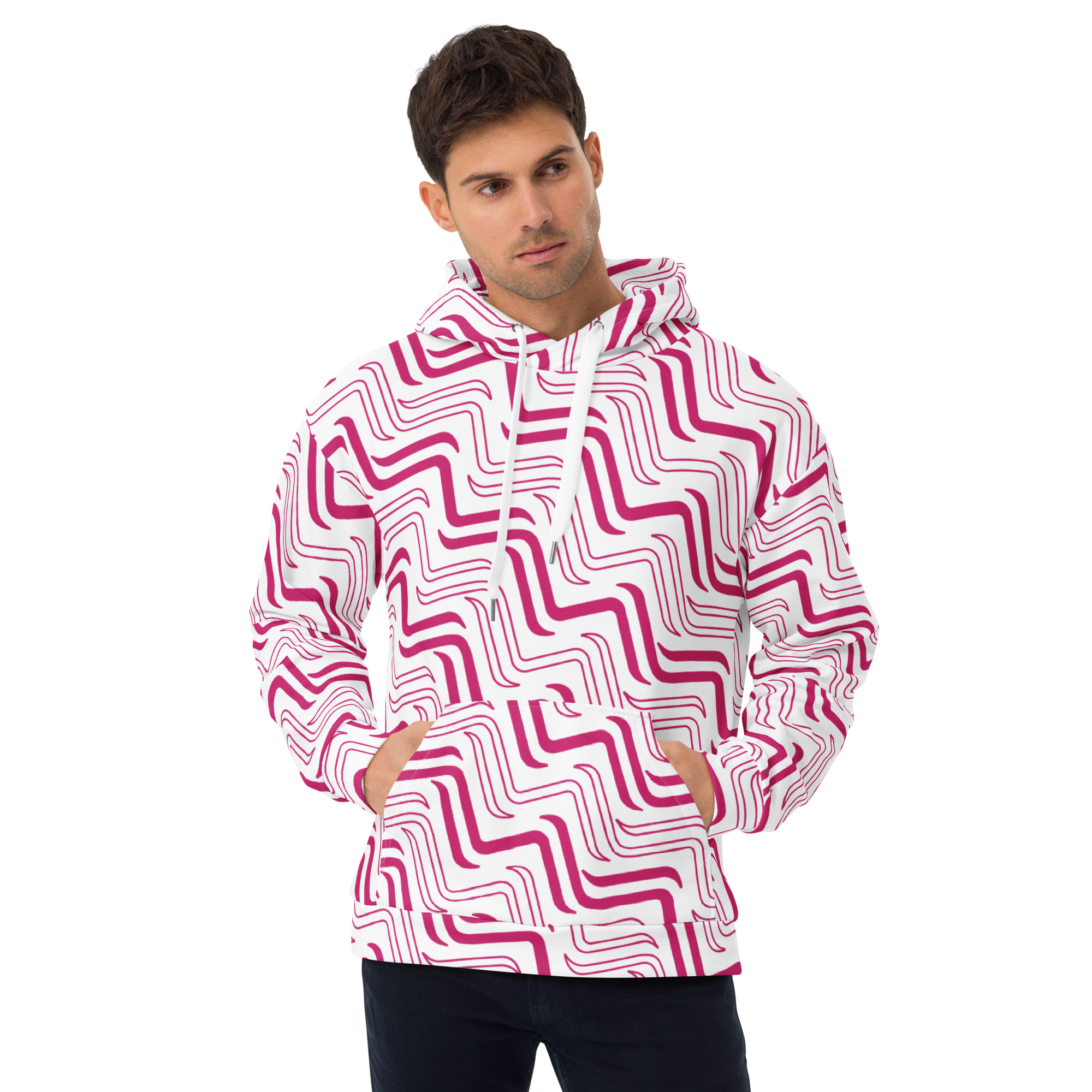 Tracks Icon Unisex Hoodie Fuchsia [U.S.]