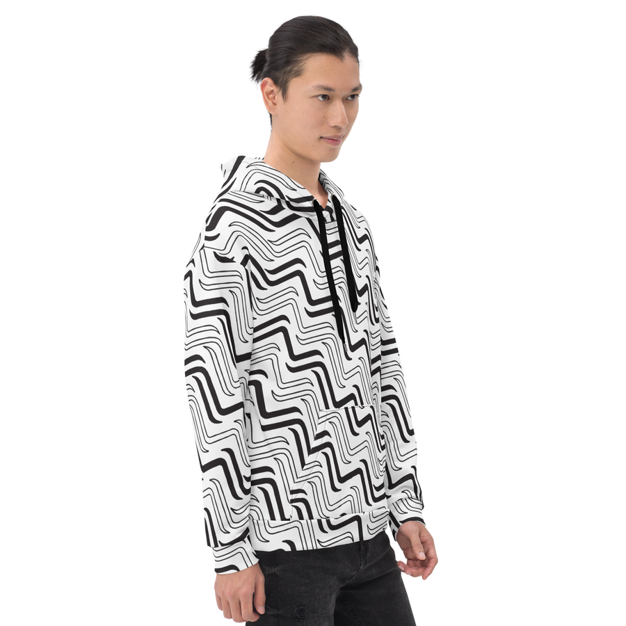 Tracks Icon Unisex Hoodie Black & White