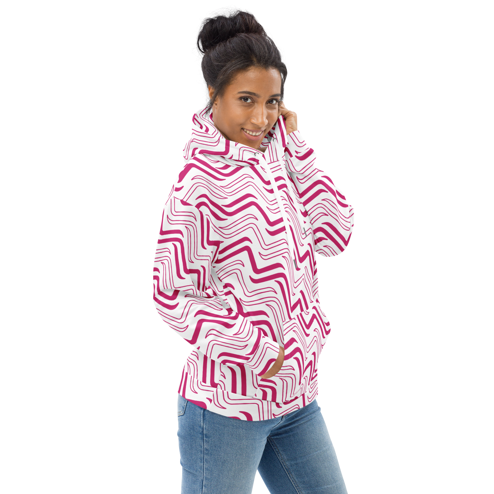 Tracks Icon Unisex Hoodie Fuchsia [U.S.]