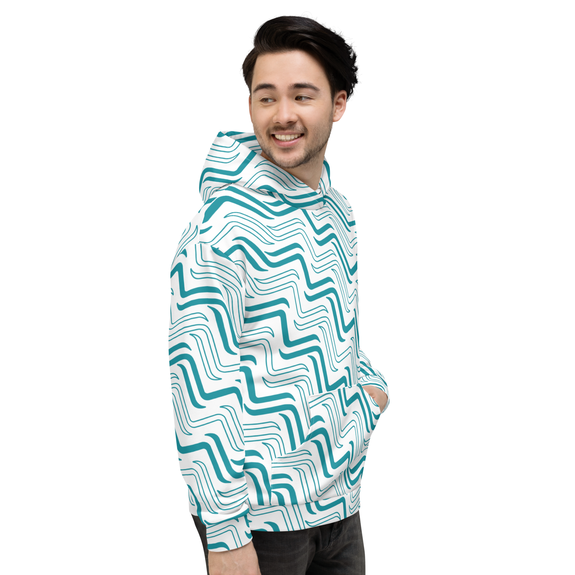 Tracks Icon Unisex Hoodie Teal [U.S.]