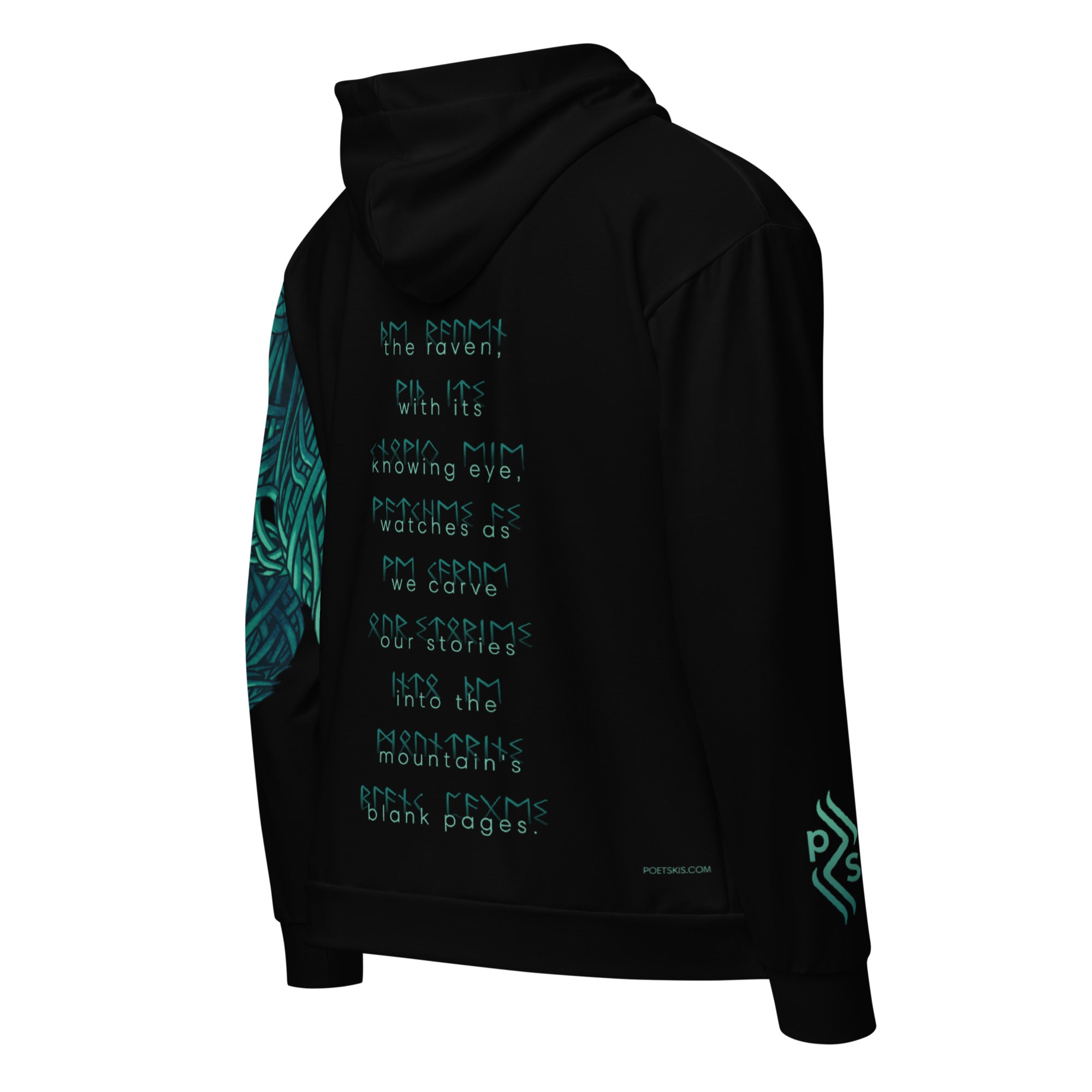 Conspiracy Of Ravens Raven Arm Zip Hoodie