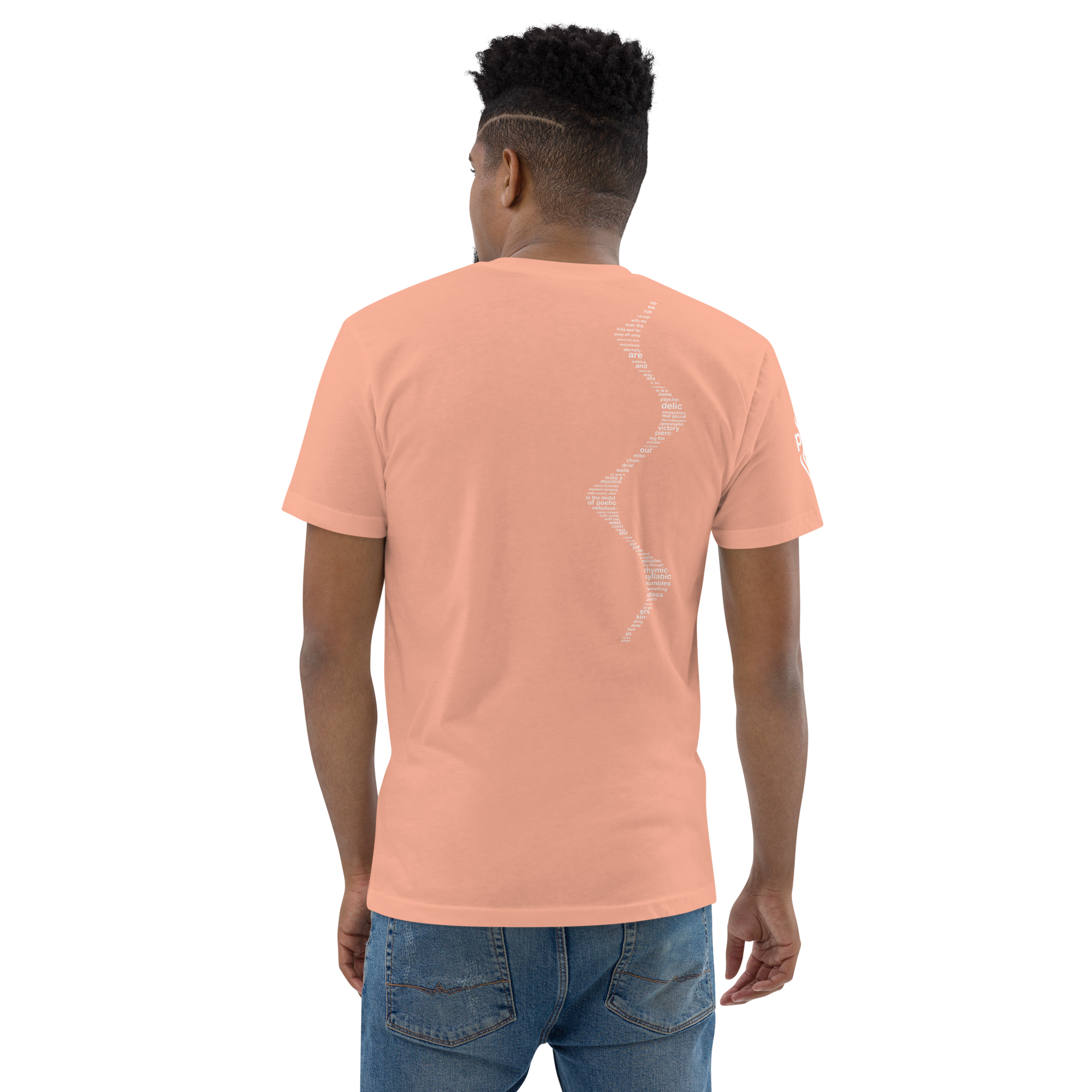 Come Run Savage Short Sleeve Logo T-Shirt (White Logo & Poem)