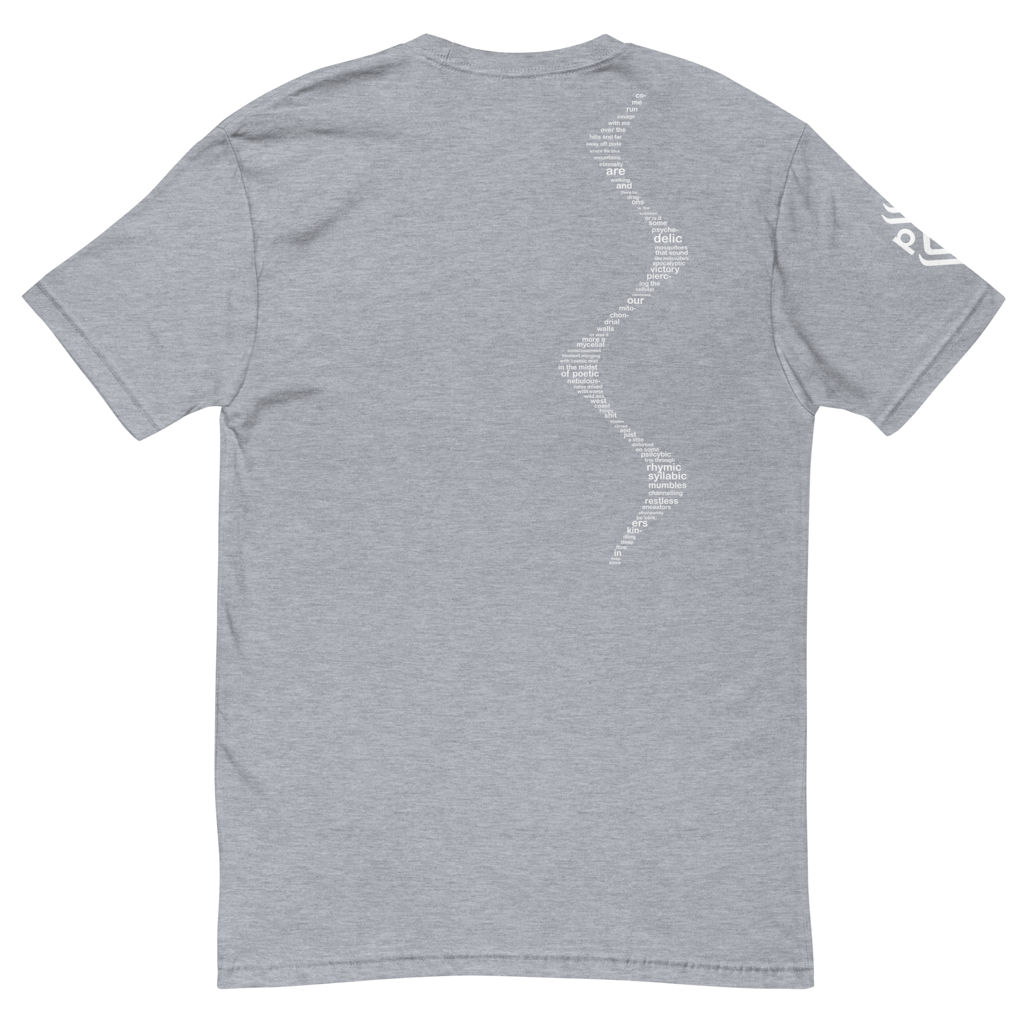 Come Run Savage Short Sleeve Logo T-Shirt (White Logo & Poem)
