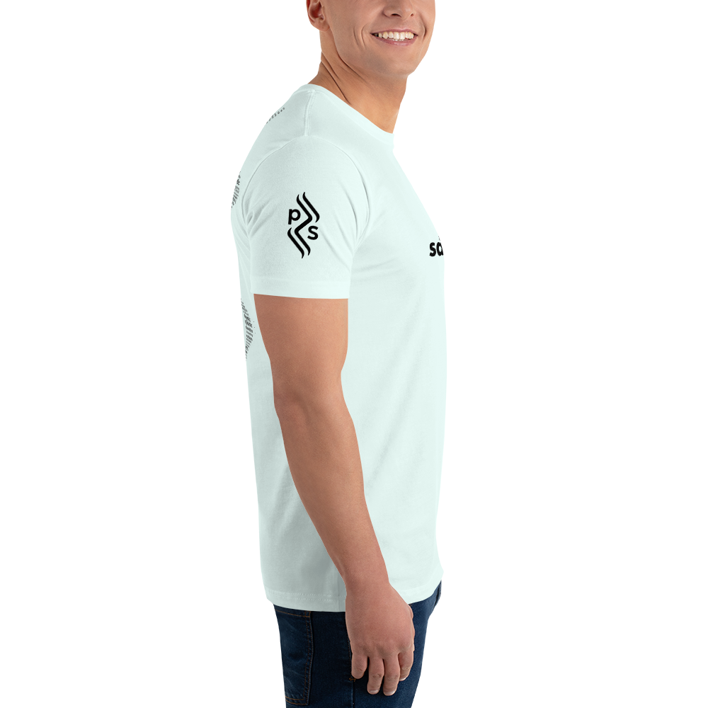 Come Run Savage Short Sleeve Logo T-Shirt (Black Logo & Poem)